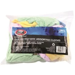 SCA Microfibre Cloths Assorted 10 Pack