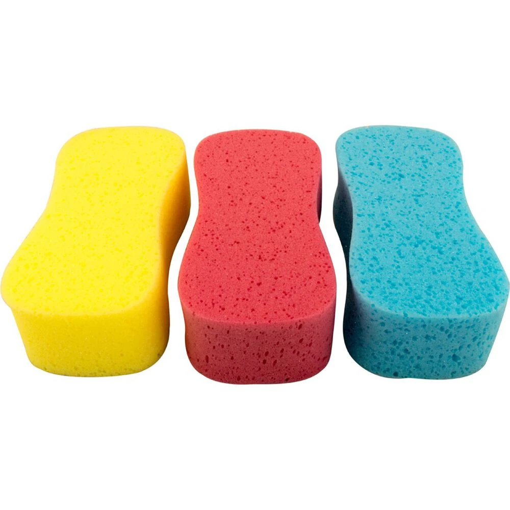 SCA Coloured Jumbo Sponge 3 Pack 3 SCA Coloured Jumbo Sponge 3 Pack