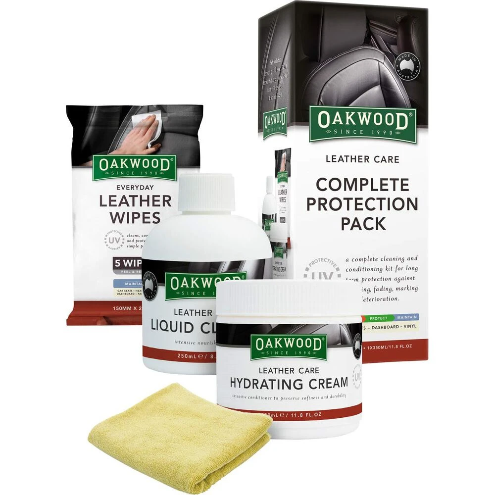 Oakwood Leather Care Complete Protection Pack 3 Oakwood Leather Care Complete Protection Pack