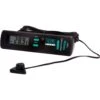 Cabin Crew Thermometer And Clock - Dash Mount, Black
