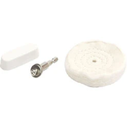 ToolPRO Soft Metal Compound And Buffing Wheel Set 3 Piece