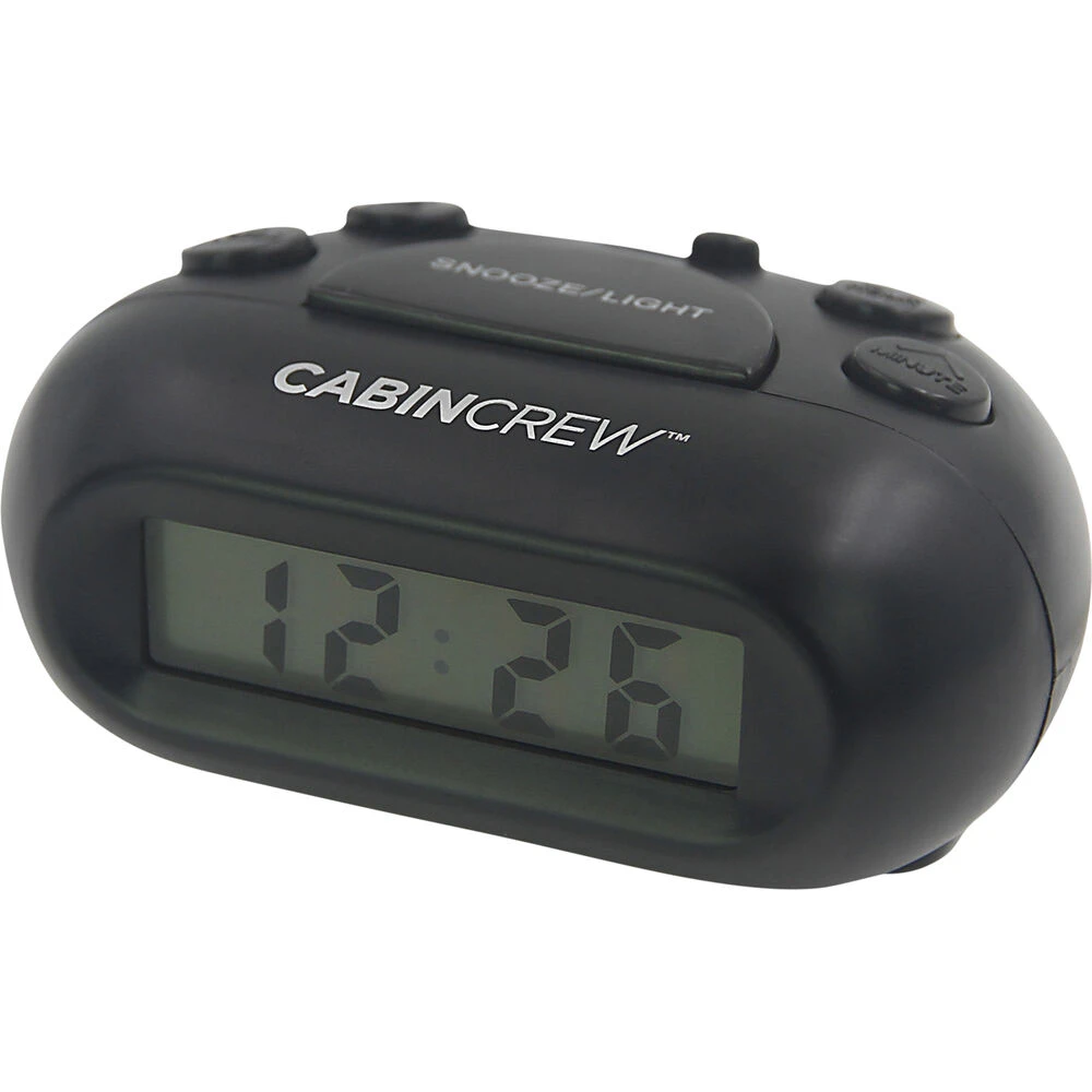 Cabin Crew Digital Alarm Clock - Black 3 Cabin Crew Digital Alarm Clock - Black