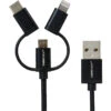 Cabin Crew Charging Cable Multi-Tip (Lightning/Type C/Micro USB) -Auto Parts Store SCA 568650 hi res