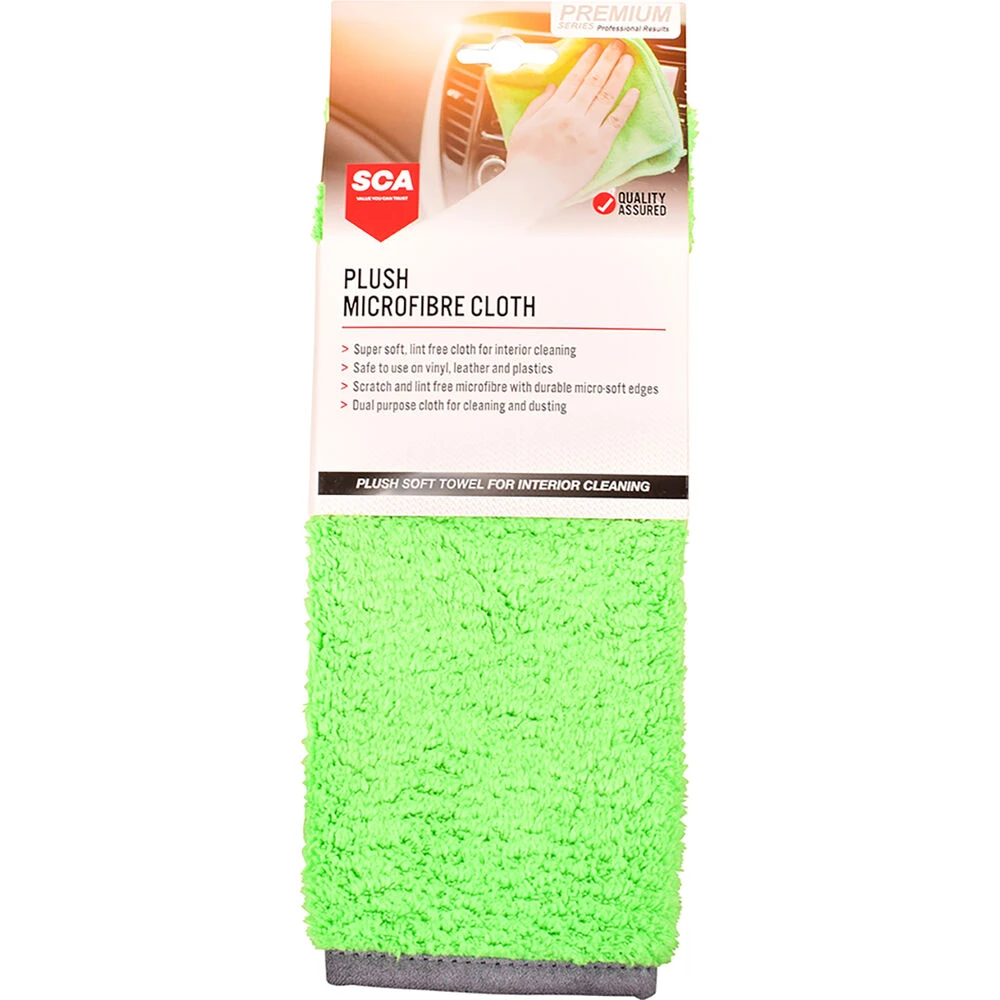 SCA Premium Plush Microfibre Cloth 400 X 400mm 3 SCA Premium Plush Microfibre Cloth 400 X 400mm