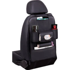 Cabin Crew Back Seat Organiser - Leather Look, Black