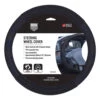 SCA Hologram Mesh Steering Wheel Cover - Black, 380mm