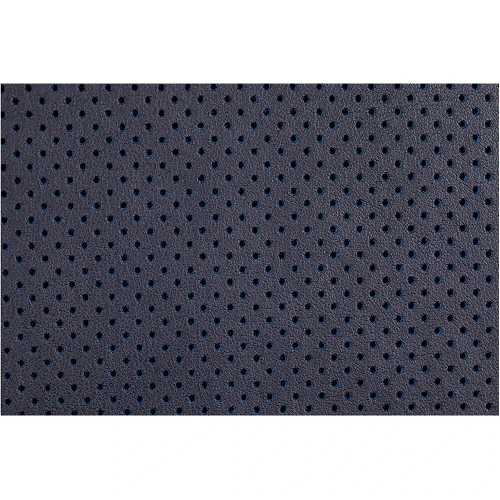 SCA Leather Look Perforated Steering Wheel Cover - Black/Blue, 380mm 5 SCA Leather Look Perforated Steering Wheel Cover - Black/Blue, 380mm - Image 3