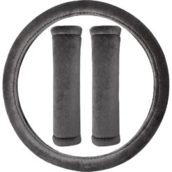 SCA Steering Wheel Cover & Seat Belt Buddies Set - Terry Towelling, Grey 380mm Diameter 7 SCA Steering Wheel Cover & Seat Belt Buddies Set - Terry Towelling, Grey 380mm Diameter -Auto Parts Store SCA 612272 01 hi res