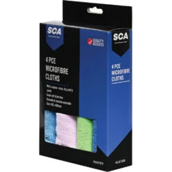 SCA Microfibre Cloth 4 Pack -Auto Parts Store SCA 617970 01 hi res