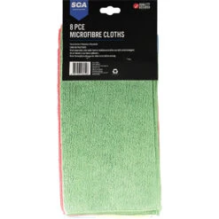 SCA Microfibre Cloth 8 Pack -Auto Parts Store SCA 618002 01 hi res
