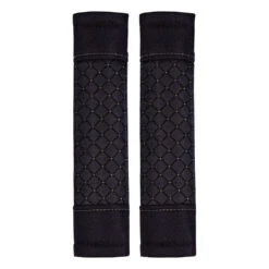 SCA Steering Wheel Cover & Seat Belt Buddies Black/Gold Dots 380mm Diameter -Auto Parts Store SCA 637205 01 hi res