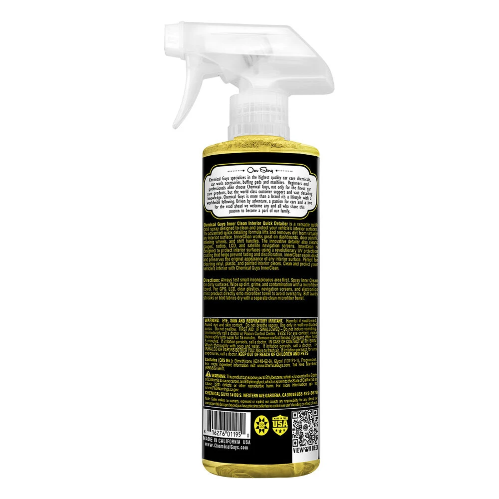 Chemical Guys InnerClean Quick Detailer 473mL 4 Chemical Guys InnerClean Quick Detailer 473mL - Image 2