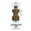 Bowden's Own Snow Cannon Adaptor - Old Bosch Aqt/Faip, BOADAPTER6