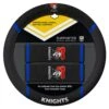 NRL Steering Wheel Cover And Seat Belt Buddies - Knights, 380mm Diameter