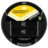 NRL Steering Wheel Cover And Seat Belt Buddies - Warriors, 380mm Diameter
