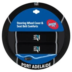 AFL Steering Wheel Cover And Seat Belt Buddies - Power, 380mm Diameter